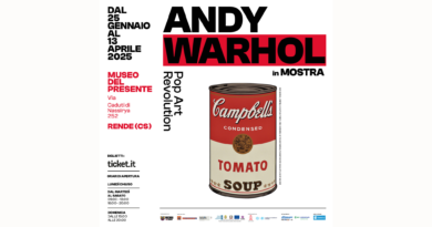 Andy Wharol in mostra al Museo del Presente – Rende, dal 25 gennaio al 13 aprile 2025 – Sconto gruppi/soci CRUC